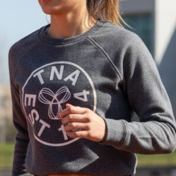 TNA Charcoal Knit Pullover - Picture 2 of 3